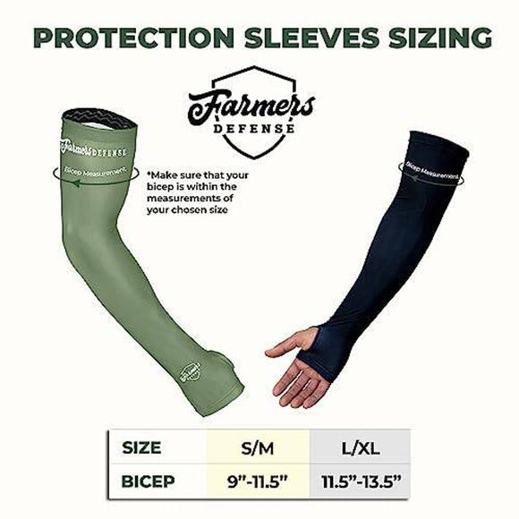 Farmers Defense UV Protection Cooling Sleeves Tropical Flower Size Small/Medium - Picture 3 of 5